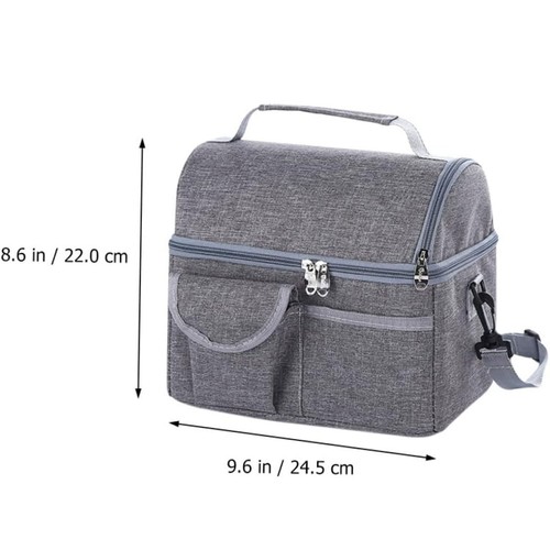 Portable insulated lunch bag - portable,