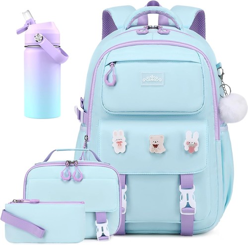 School backpack 4pcs - backpack,