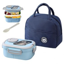 3 Compartments Lunch Box Food