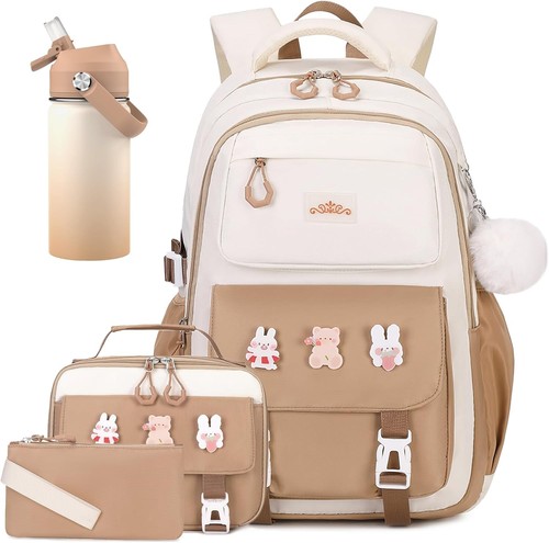 School backpack 4pcs - backpack,