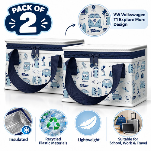 2pk thermal insulated lunch - 2pk,