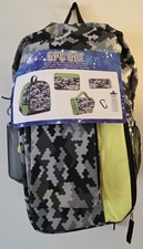 Gray Unisex Backpack 6PC Set