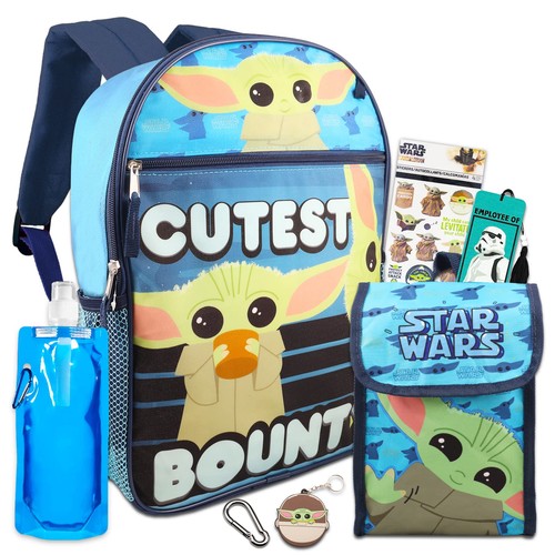 Baby yoda backpack with - baby, lunch