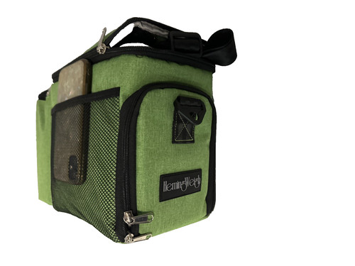 Green lunch bag insulated - lunch,